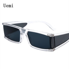 Load image into Gallery viewer, Retro Punk Square Sunglasses For Women Men Ins Popular Small Frame Silver Sun Glasses Trending Shades UV400 Ladies Eye