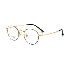 Load image into Gallery viewer, Retro Round Pure Titanium Frame Glasses For Women and Men Myopia Spectacles Selling