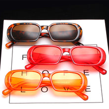 Load image into Gallery viewer, Retro Small Rectangle Sunglasses For Women Men Sexy Square Frame Sun Glasses Ladies Ins Popular Shades UV400 Eyeglasses