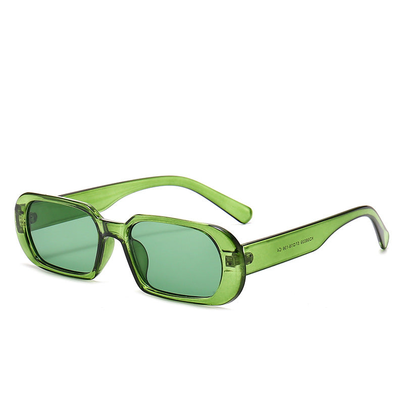 Retro Small Rectangle Sunglasses For Women Men Sexy Square Frame Sun Glasses Ladies Ins Popular Shades UV400 Eyeglasses