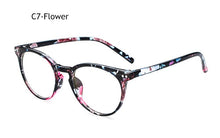 Load image into Gallery viewer, Retro Unisex Glass Frame for Men Women Black Eyeglass Frame Vintage Oval Clear Lens Glasses Optical Spectacle Nerd Party