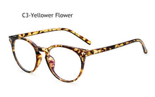 Load image into Gallery viewer, Retro Unisex Glass Frame for Men Women Black Eyeglass Frame Vintage Oval Clear Lens Glasses Optical Spectacle Nerd Party