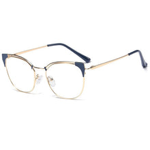 Load image into Gallery viewer, Retro Female Cat Eyes Metal Alloy Optical Glasses Frames for Myopia &amp;Presbyopia ,Women Prescription Eyeglasses Glass Frame F0217