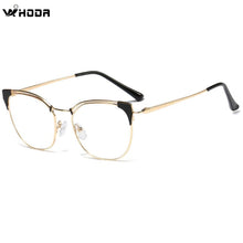 Load image into Gallery viewer, Retro Female Cat Eyes Metal Alloy Optical Glasses Frames for Myopia &amp;Presbyopia ,Women Prescription Eyeglasses Glass Frame F0217
