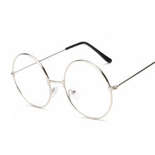 Load image into Gallery viewer, Retro Frame Round Glasses Metal Optical Eyeglasses Frame Vintage Clear Transparent Small Frame Unisex Eyewear