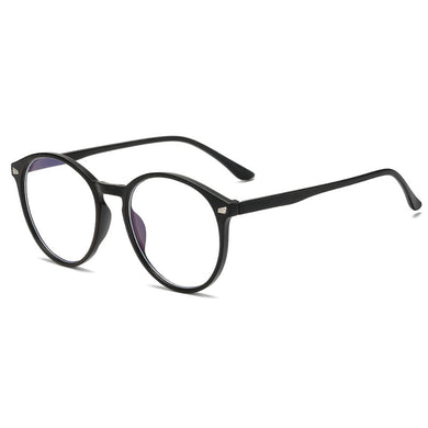 Retro Frame Round Glasses Nerd Optical Eyeglasses Clear Transparent Unisex Ultralight Plastic Eyewear