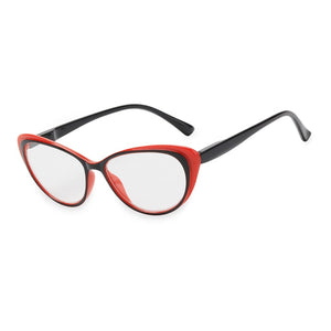 Retro Gaming Cat Eye Computer with Spring Hinges Readers Anti Glare UV Eyestrain Reading Glasses