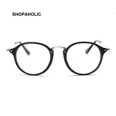 Retro Glasses Frame Men Women Reading Goggle Blue Light Proof Glasses Male Female Computer Transparent Optical Eyewear