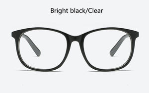 Retro Glasses Transparent Square Optical EyeGlasses Frames Women Brand Designer Clear Fashion Fake Glasses Large Frames Eyewear