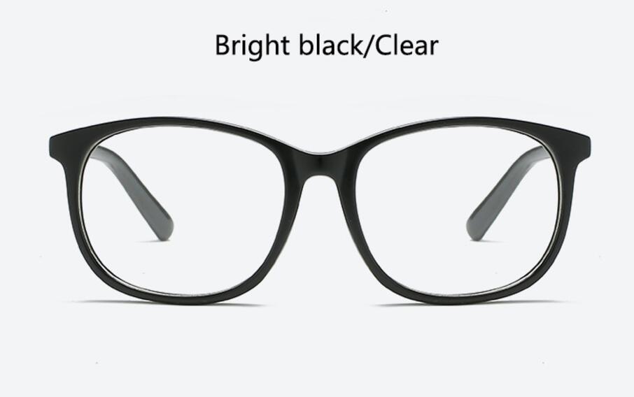 Retro Glasses Transparent Square Optical EyeGlasses Frames Women Brand Designer Clear Fashion Fake Glasses Large Frames Eyewear