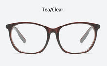 Carica l&#39;immagine nel visualizzatore di Gallery, Retro Glasses Transparent Square Optical EyeGlasses Frames Women Brand Designer Clear Fashion Fake Glasses Large Frames Eyewear