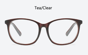 Retro Glasses Transparent Square Optical EyeGlasses Frames Women Brand Designer Clear Fashion Fake Glasses Large Frames Eyewear