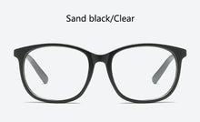 Carica l&#39;immagine nel visualizzatore di Gallery, Retro Glasses Transparent Square Optical EyeGlasses Frames Women Brand Designer Clear Fashion Fake Glasses Large Frames Eyewear