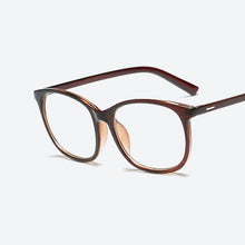 Carica l&#39;immagine nel visualizzatore di Gallery, Retro Glasses Transparent Square Optical EyeGlasses Frames Women Brand Designer Clear Fashion Fake Glasses Large Frames Eyewear