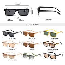 Load image into Gallery viewer, Retro Gradient Women's Sunglasses Brand Designer Rectangle Sunglasses Vintage Ladies Eyeglasses Oculos Eyewear Female UV400