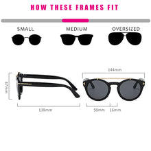 Load image into Gallery viewer, Retro Gray Green Round Rivet Sunglasses Women 2023 Brand Double Bridge Shades Eyewear Colorful Lens Frame Trendy Men Sun Glasses