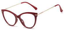 Carica l&#39;immagine nel visualizzatore di Gallery, Retro Green Glasses Frame Myopia Nerd  Eyeglasses Frame Women TR90 Ultra light frame Cat Eye Glasses Sexy Eyewear Optical
