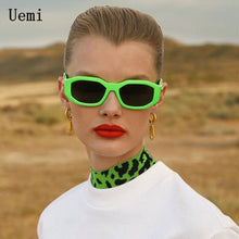 Load image into Gallery viewer, Retro Irregular Square Sunglasses For Women Men Small Frame  Designer Vintage Shade UV400 Sun Glasses Eyewear