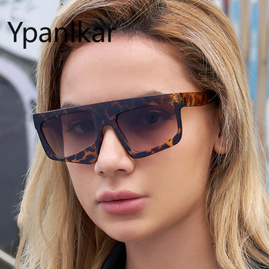 Retro Irregular Sunglasses Women Unique Square 2023  Brand Designer Sun Glasses for Men Vintage Flat Top Sunglass