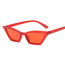 Load image into Gallery viewer, Retro Jelly Color Sun Glasses Sexy Cat Eye Triangle Sunglasses Female Eyewear Polarized Streetwear Trendy Ladies Glasses