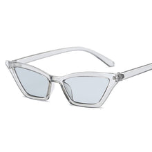Load image into Gallery viewer, Retro Jelly Color Sun Glasses Sexy Cat Eye Triangle Sunglasses Female Eyewear Polarized Streetwear Trendy Ladies Glasses