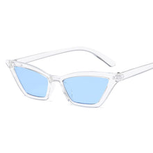 Load image into Gallery viewer, Retro Jelly Color Sun Glasses Sexy Cat Eye Triangle Sunglasses Female Eyewear Polarized Streetwear Trendy Ladies Glasses