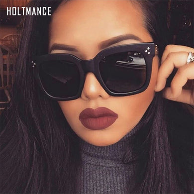 Retro Large Square Sunglasses Women Vintage Oversized Sun Glasses  Brand Male Female Gradient Shades Sexy Eyewear