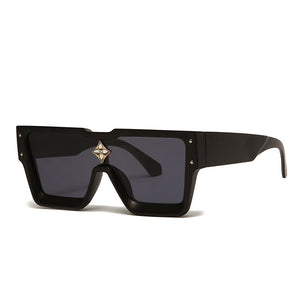 Retro  Sunglasses Men Hip Hop Glasses  Square Millionaire Diamond Sunglasses Driving Glasses