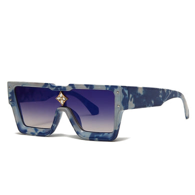 Retro  Sunglasses Men Hip Hop Glasses  Square Millionaire Diamond Sunglasses Driving Glasses