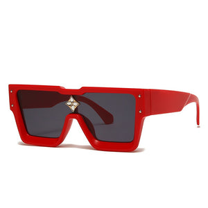 Retro  Sunglasses Men Hip Hop Glasses  Square Millionaire Diamond Sunglasses Driving Glasses
