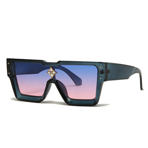 Retro  Sunglasses Men Hip Hop Glasses  Square Millionaire Diamond Sunglasses Driving Glasses