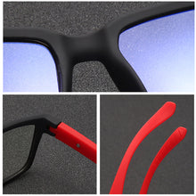 Load image into Gallery viewer, Retro Matte TR90 Anti Blue Light Glasses Men 2023 Office Computer Blocking Blue Women Square Eyeglasses Light Red Frame