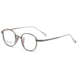 Retro Men Pure Titanium Glasses Frame Oval Women  Brand Prescription Myopia Optical Eyeglasses Frame Square Small Eyewear