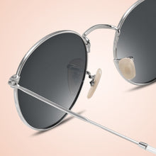 Carica l&#39;immagine nel visualizzatore di Gallery, Retro Men Sunglasses Round Unisex Brand Designer Sun Glasses Polarized Coating UV400 Female Eyewear For Male Women V3448