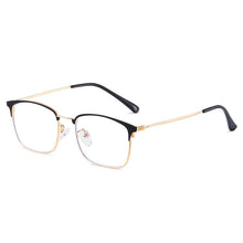 Load image into Gallery viewer, Retro Mens Glasses Frame Computer Eyeglasses Frame Women Anti-blue Light Transparent Clear Pink Metal Frame