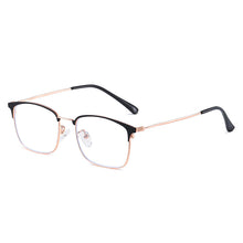 Load image into Gallery viewer, Retro Mens Glasses Frame Computer Eyeglasses Frame Women Anti-blue Light Transparent Clear Pink Metal Frame
