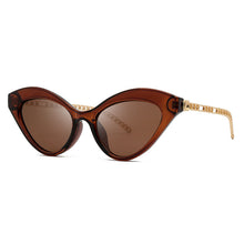 Load image into Gallery viewer, Retro Metal Chain Cat Eye Sunglasses Women Popular Modern Small Frame Sun Glasses Female  Glasses