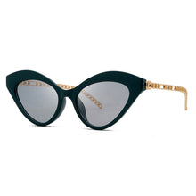 Load image into Gallery viewer, Retro Metal Chain Cat Eye Sunglasses Women Popular Modern Small Frame Sun Glasses Female  Glasses
