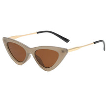 Load image into Gallery viewer, Retro Metal Triangle Women Stylish Sun Glasses  Summer Street Show Decoration Vocation Accessories S21129