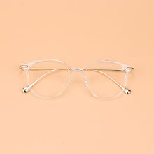 Load image into Gallery viewer, Retro Myopia Glasses for Women Tr90 Ultra Light Full Frame Oval Large Frame Thin Lens for Men