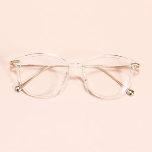 Retro Myopia Glasses for Women Tr90 Ultra Light Full Frame Oval Large Frame Thin Lens for Men