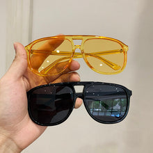 Load image into Gallery viewer, Retro  Special Offer Big Frame Yellow Sunglasses Men Women Trendy People Street Pography Travel Beach Essentials