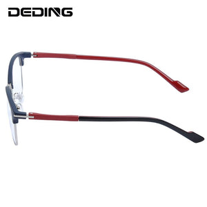 Retro Optical Glasses Frame Men Vintage Rectangle TR90 Metal Eyeglasses Clear Lens Prescription Myopia Women Frame DD1511