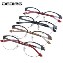 Load image into Gallery viewer, Retro Optical Glasses Frame Men Vintage Rectangle TR90 Metal Eyeglasses Clear Lens Prescription Myopia Women Frame DD1511