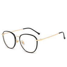 Carica l&#39;immagine nel visualizzatore di Gallery, Retro Oval Optical Sunglasses Anti-blue Light Frame Women Men Transparent Computer Glasses Round Eyewear Blocking Sunglasses