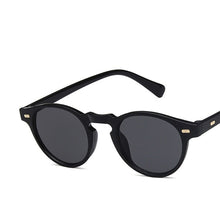 Load image into Gallery viewer, Retro Oval Round Sunglasses Women/Men Brand Designer Small Black Shades Sun Glasses Vintage UV400 Oculos De Sol