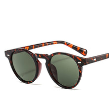 Load image into Gallery viewer, Retro Oval Round Sunglasses Women/Men Brand Designer Small Black Shades Sun Glasses Vintage UV400 Oculos De Sol