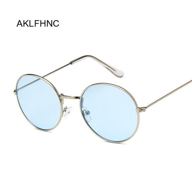 Retro Oval Sunglasses Men Women Brand Designer UV400 Vintage Metal Frame Sun Glasses Male Female Fashion Lunette De Soleil Femme