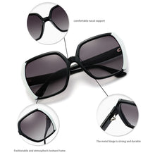 Load image into Gallery viewer, Retro Oversized Square Colorful Sunglasses Women Trending Contrast Color Shades UV400 Men Sun Glasses