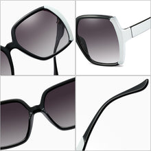 Load image into Gallery viewer, Retro Oversized Square Colorful Sunglasses Women Trending Contrast Color Shades UV400 Men Sun Glasses